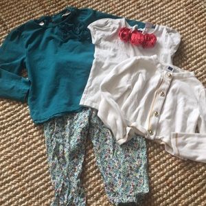 Toddler girl outfit bundle